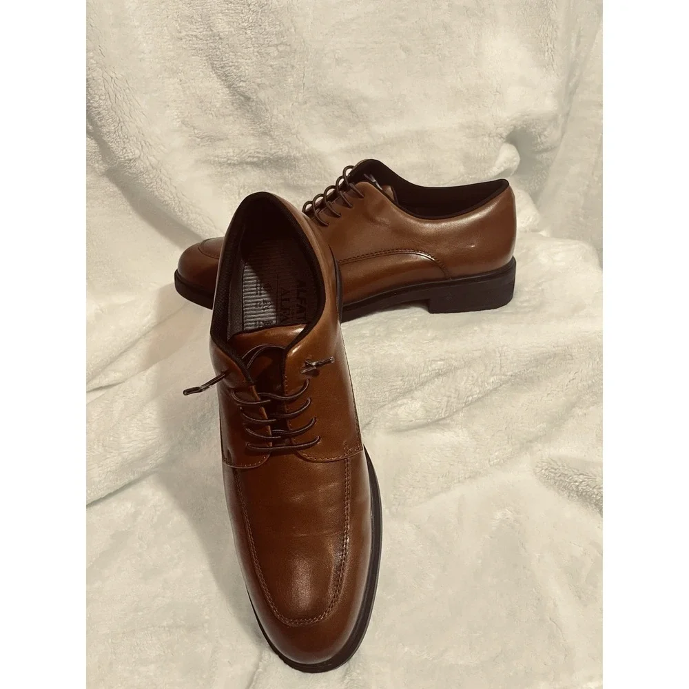 alfani brown dress shoes Flower Girls Dress with Navy Sash